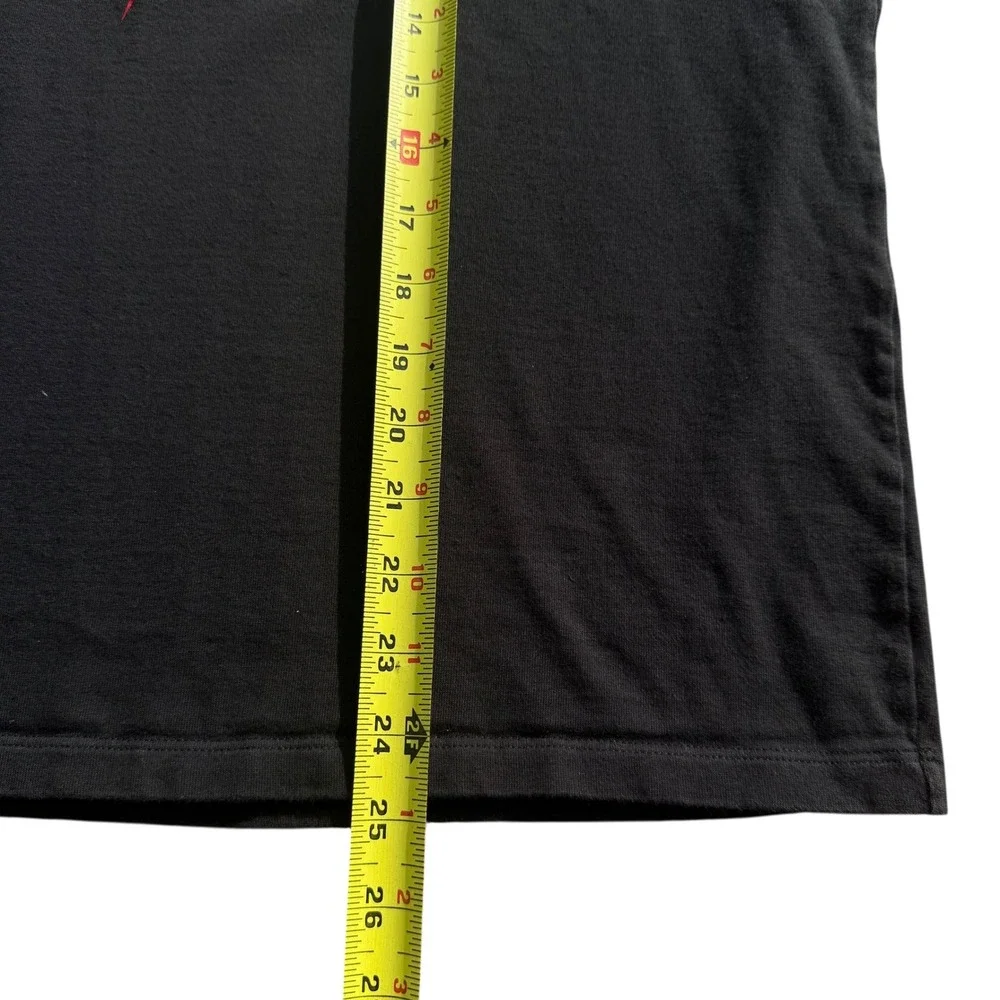 Gucci Graphic T Shirt Red White Lightning Bolt Black Made in Italy XS‎